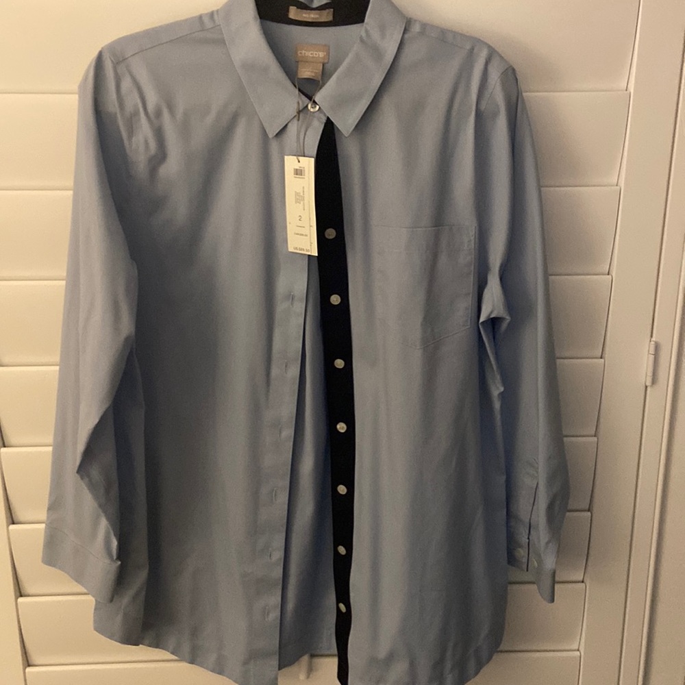 CHICO’S NO IRON TOP
